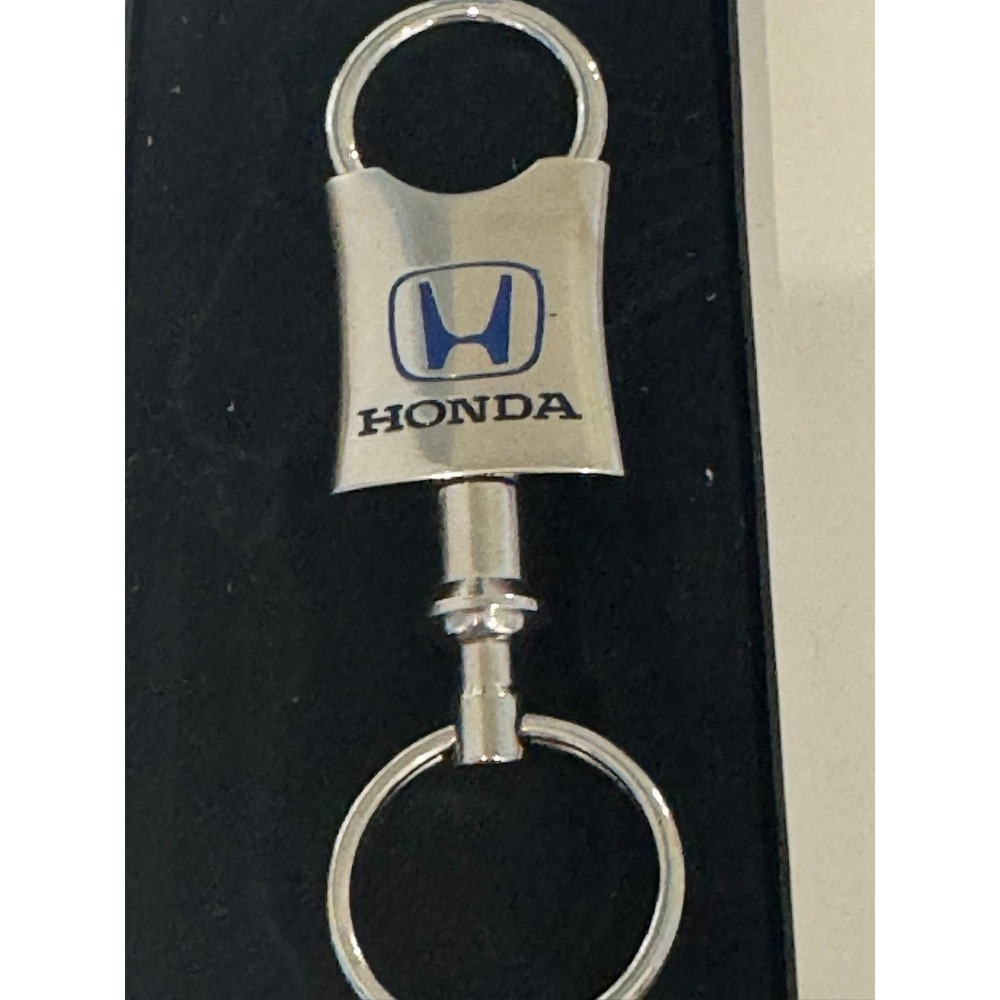 Honda Silver Metal Keychain Quick Release Swivel Showcase Honda Phoenix AZ